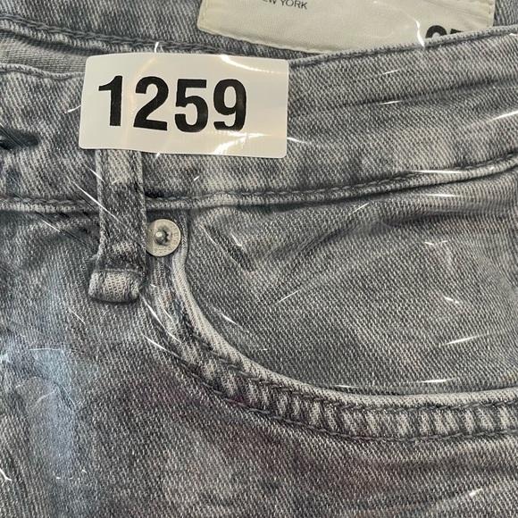 Rag And Bone Woman’s Jeans Size 27 Light Grey Mid Rise Skinny Ankle Zipper Front - Picture 6 of 6